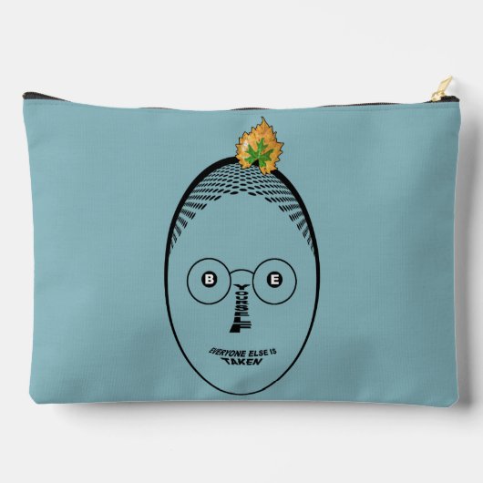 Be Yourself Face, Black Ink Accessory Pouch  アクセサリーポーチ (裏面)