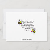 Be Yourself_Flatカード7"x5" (裏面)