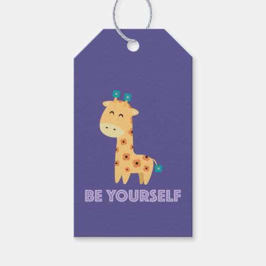 Be Yourself Giftラベル ギフトタグ (正面)