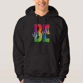 Be Yourself LGBT-Q Gay Lesbian Bi Trans Pride Squa パーカ (正面)