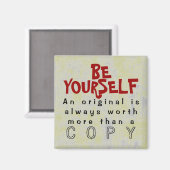 BE YOURSELF - Magnett Truism マグネット (正面/裏面)