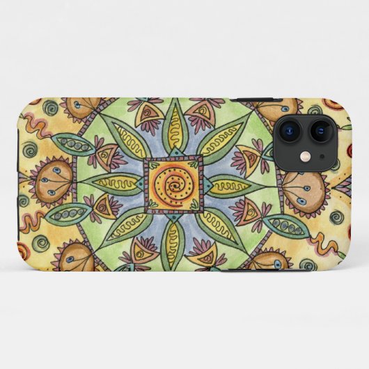 Be Yourself Mandala iPhone 11ケース Case-Mate iPhoneケース (裏面(横))