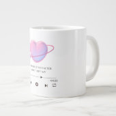 Be Yourself No Matter What They Say - jumbo mug ジャンボコーヒーマグカップ (正面右)