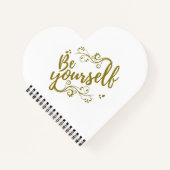 Be Yourself  Notebook ノートブック (正面)