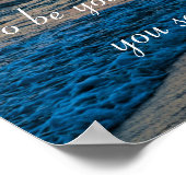 Be Yourself Poster with Emerson引用文 ポスター (角)