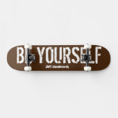BE YOURSELF SKATEBOARDS / JMT スケートボード (横)
