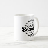 Be Yourself Something Beautiful Quote-52912 コーヒーマグカップ (正面右)