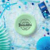 Be Yourself Something Beautiful Quote-52912 ペーパーボウル (パーティー)
