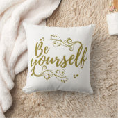 Be Yourself T-shirt クッション (ブランケット)