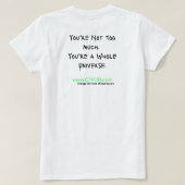 「Be Yourself」 Tee – スプレーシリー絵を描ズ | CTFOD Tシャツ (デザイン裏面)