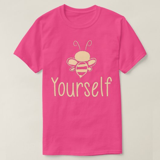 Be Yourself、Woens Bee、Woens Beekeeper Tシャツ (デザイン正面)