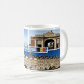 BE Ypres - Lakenhal, in Flanders Fields Museum - コーヒーマグカップ (正面右)