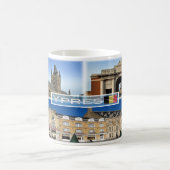 BE Ypres - Lakenhal, in Flanders Fields Museum - コーヒーマグカップ (中央)
