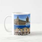 BE Ypres - Lakenhal, in Flanders Fields Museum - コーヒーマグカップ (左)