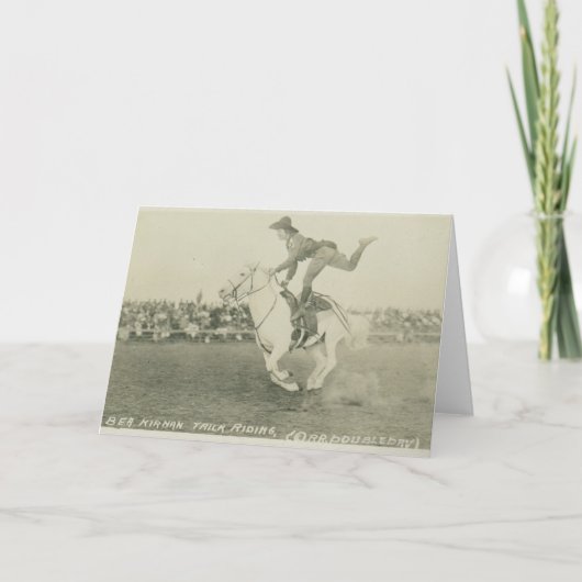 Bea Kirnanトリックライディング。 カード (正面)