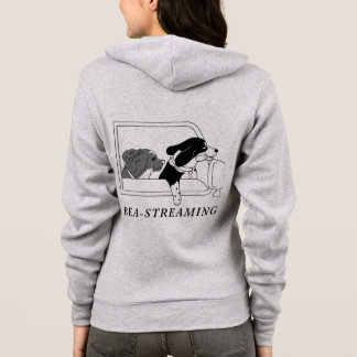 Bea-Streaming logo Zip jacket パーカ