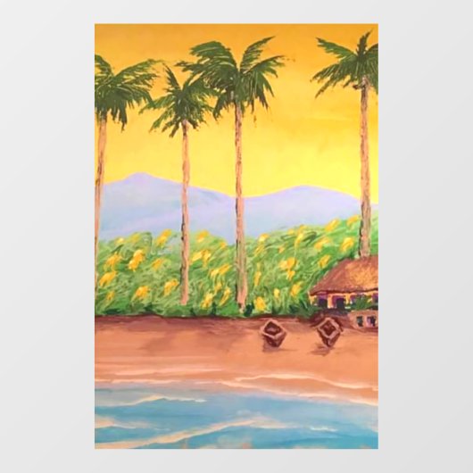 Beach ウィンドウサイン (シート)