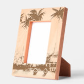 Beach レーザー彫刻フレーム (左)