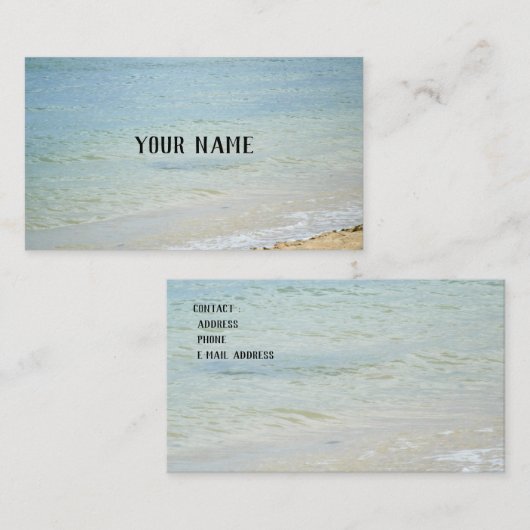 beach 名刺 (正面/裏面)