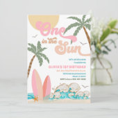 Beach 1st Birthday Party Invitation 招待状 (スタンド正面)