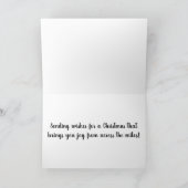 BEACH/ACROSS THE MILES CHRISTMAS シーズンカード (内部)