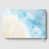 Beach And Ocean White Turtles ゲストブック (裏面)