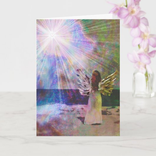 Beach Angel of Light Greeting Card カード (蘭)
