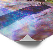 Beach Angel of Light Wall Art Print ポスター (角)