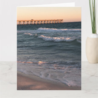 Beach  announcement postcard カード