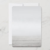 Beach Arbor Cowboy Boots Hat Bridal Shower 招待状 (裏面)