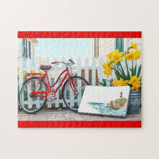 Beach artist sketchbook ジグソーパズル (横)