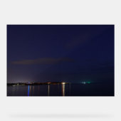 Beach at Night Acrylic Sign アクリルサイン (正面)