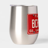 Beach Babe 1969 | Retro Red Florida License Plate (右面)