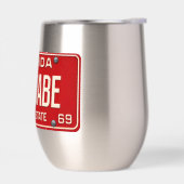 Beach Babe 1969 | Retro Red Florida License Plate (左面)