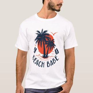 Beach babe tシャツ
