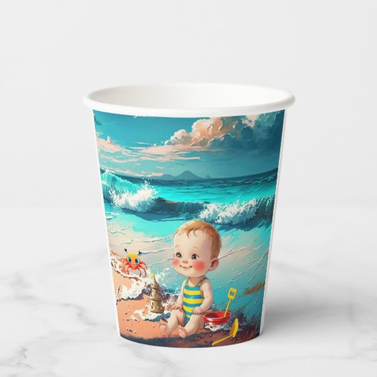 Beach Baby 紙コップ (裏面)