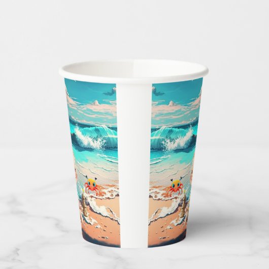 Beach Baby 紙コップ (左)