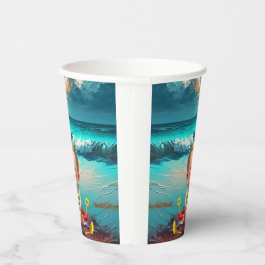 Beach Baby 紙コップ (右)