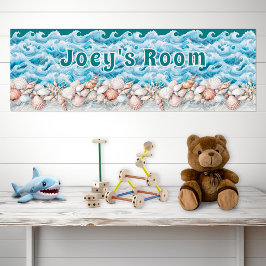 Beach Baby Kids Room Personalized Poster ポスター