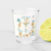 Beach Bachelorette Last Toast on the Coast Custom ショットグラス (正面)