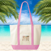 Beach Bachelorette Party Weekend Bride Squad トートバッグ