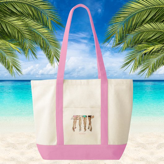 Beach Bachelorette Party Weekend Bride Squad トートバッグ