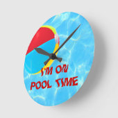 Beach Ball Clock ラウンド壁時計 (傾斜)