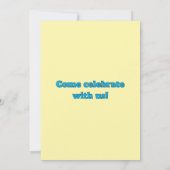 Beach Ball Shape Photos Beach Party 招待状 (裏面)