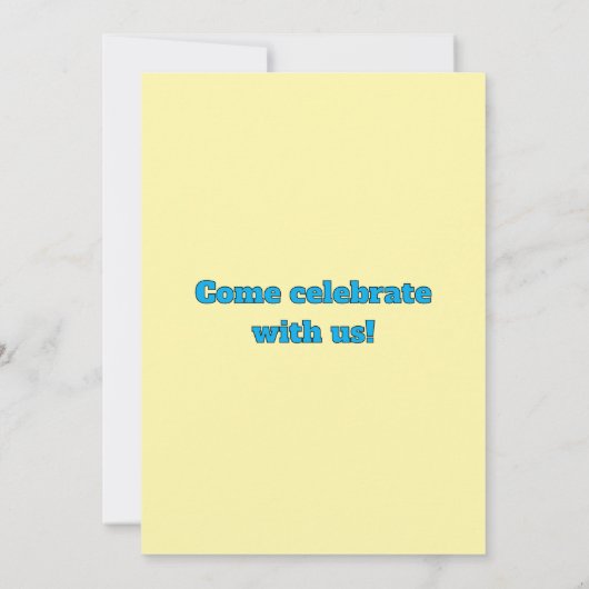 Beach Ball Shape Photos Beach Party 招待状 (裏面)