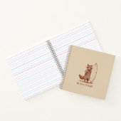 Beach Bandit Raccoon Surfer – Funny Vintage ノートブック (内部)
