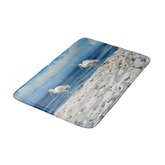 Beach Birds Bath Mat バスマット (アングル)