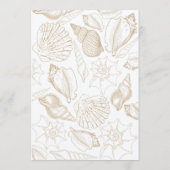  Beach Birthday Party 招待状 (裏面)