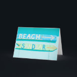 Beach Blank Note Card カード<br><div class="desc">" Meet me at the beach",  inspired blank note card!</div>