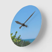 BEACH BLUE ラウンド壁時計 (傾斜)